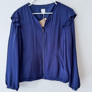 LAUREN CONRAD ZIPPER FRONT JACKET
